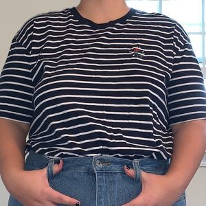 With Confidence Striped T-Shirt (WARPED TOUR 2018)